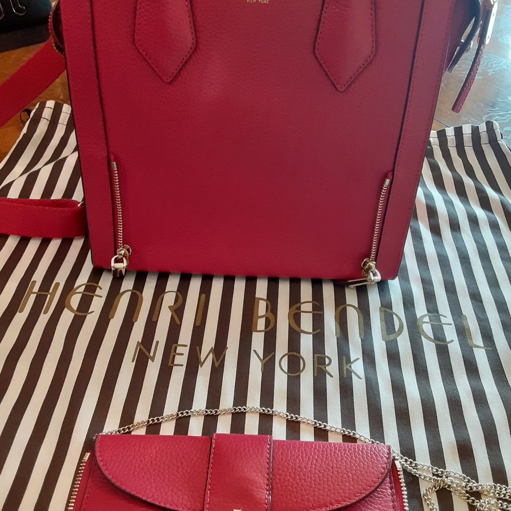 HENRI BENDEL RIVINGTON CONVERTIBLE CROSSBODY TOTE